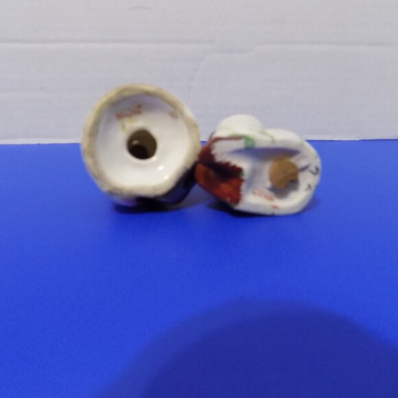 Vintage Black American Boy Girl Salt & Pepper Shakers Made In Japan - Picture 3 of 4